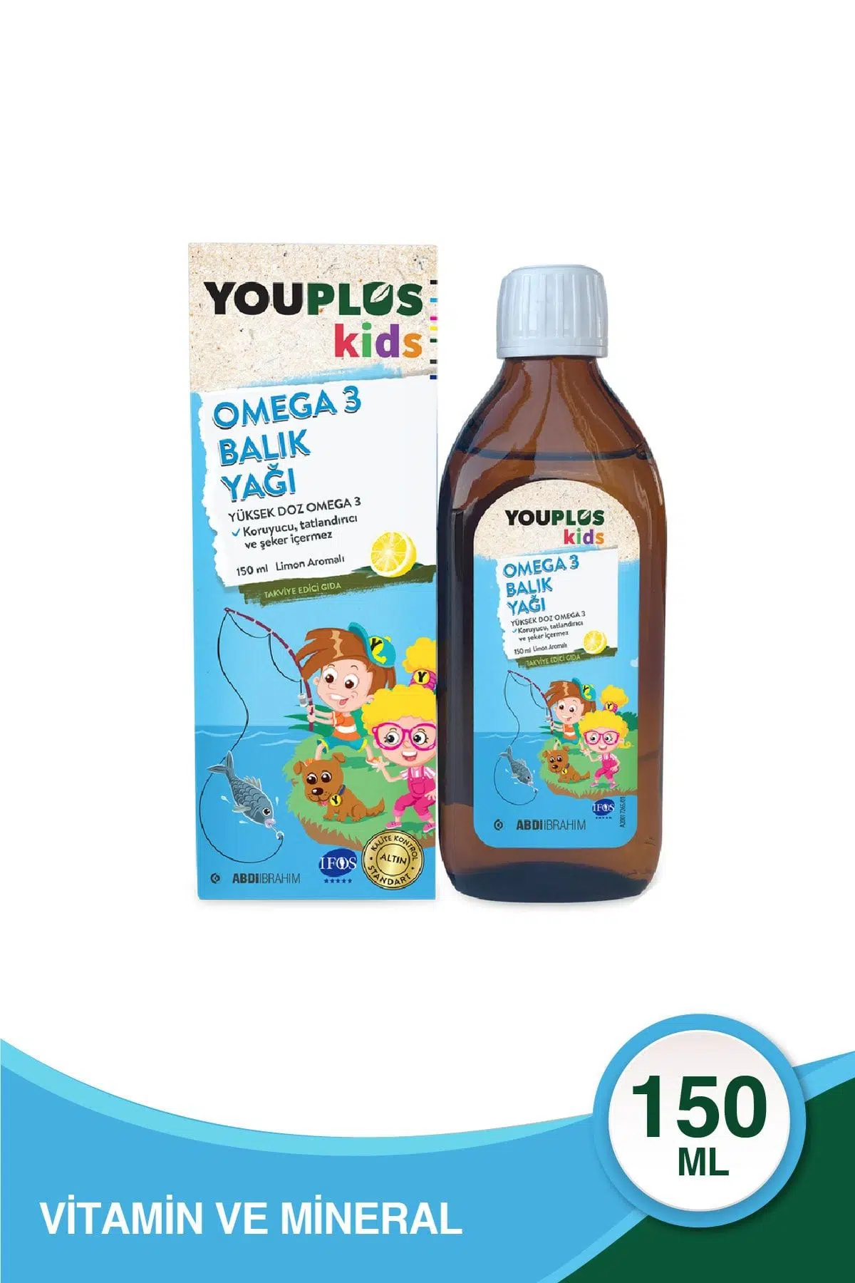 Youplus Kids Omega 3 150 ml Balık Yağı