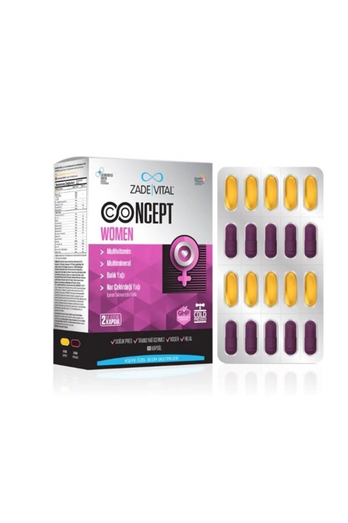 Zade Vital Concept Woman 60 Kapsül