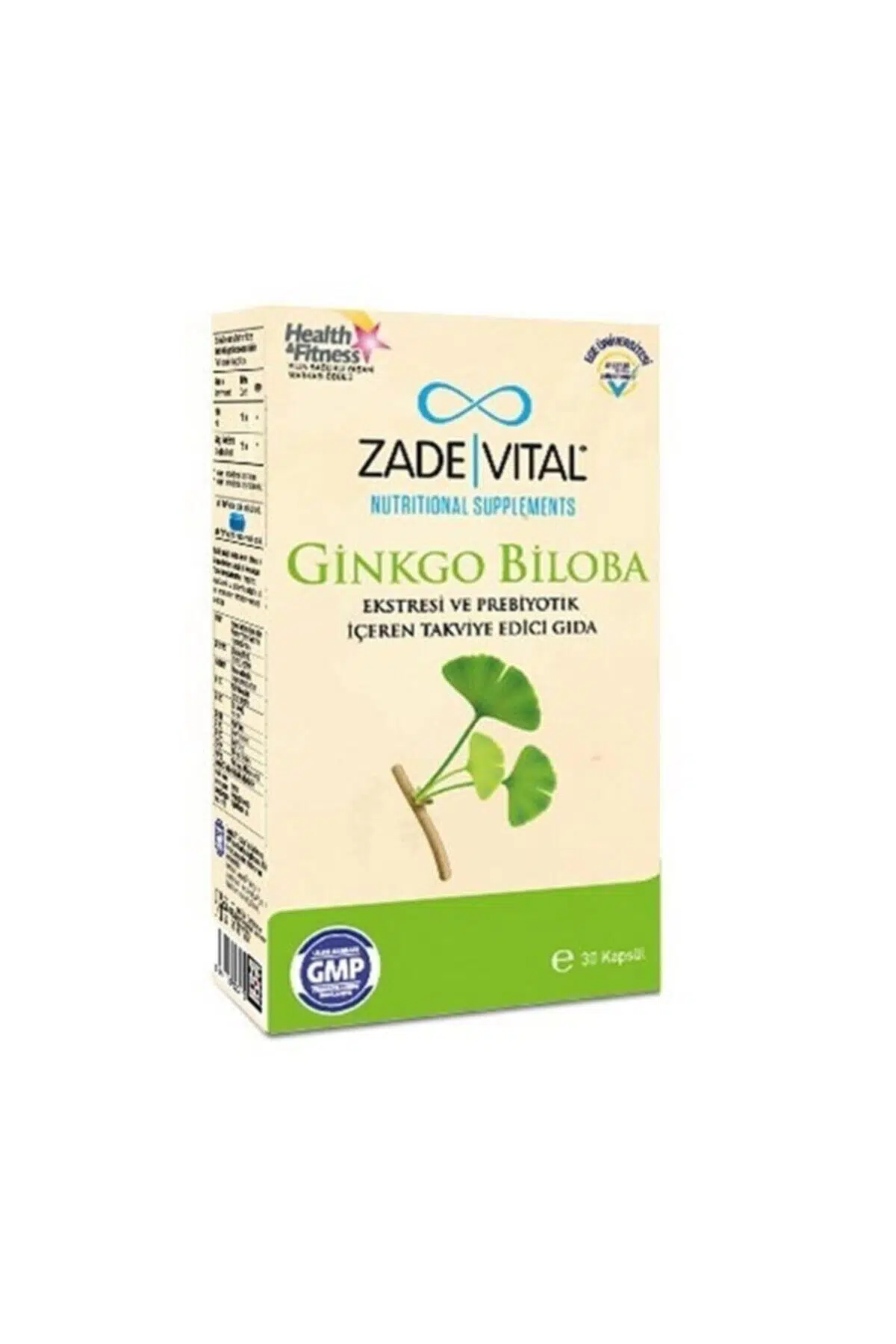 Zade Vital Ginkgo Biloba 30 Blister Kapsül