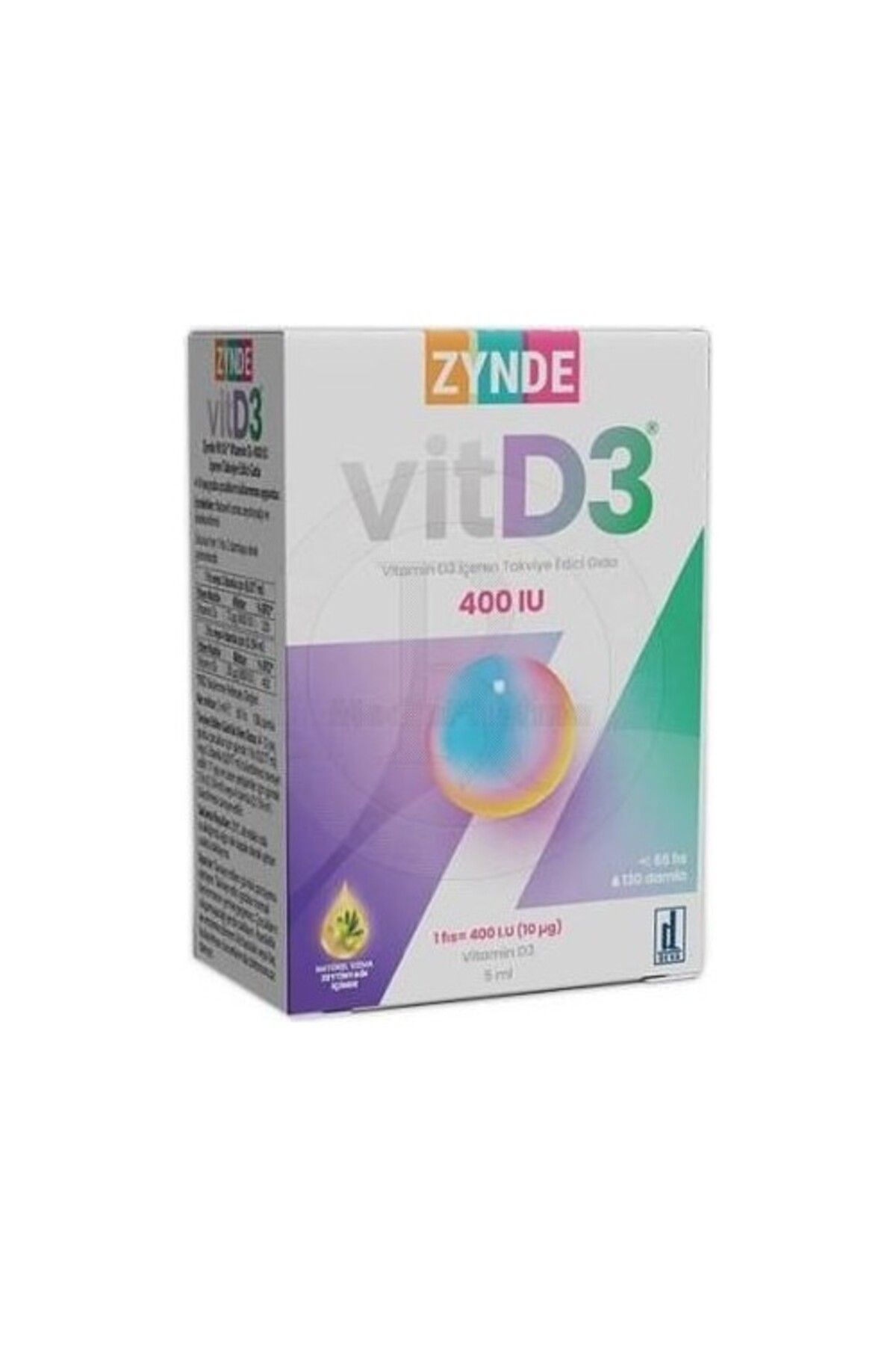 zynde D3 Vitamin 400 Iu Sprey